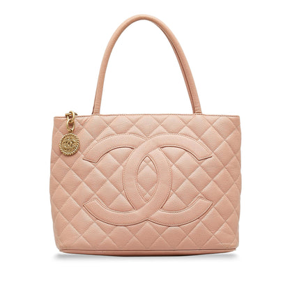 Chanel Caviar Medallion Tote (SHG-EXyzJ7)