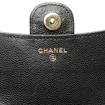 Chanel Caviar Quilted Phone Holder Wallet on Chain
