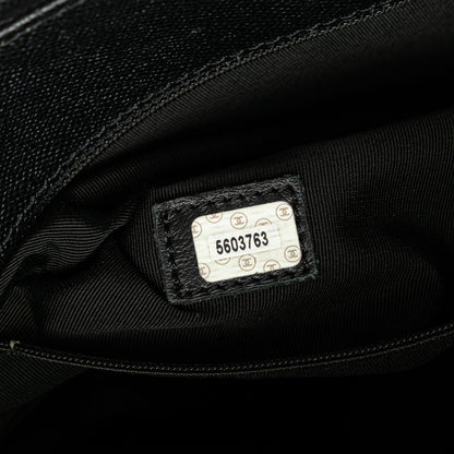 Chanel Caviar Tortoise Top Handle Tote