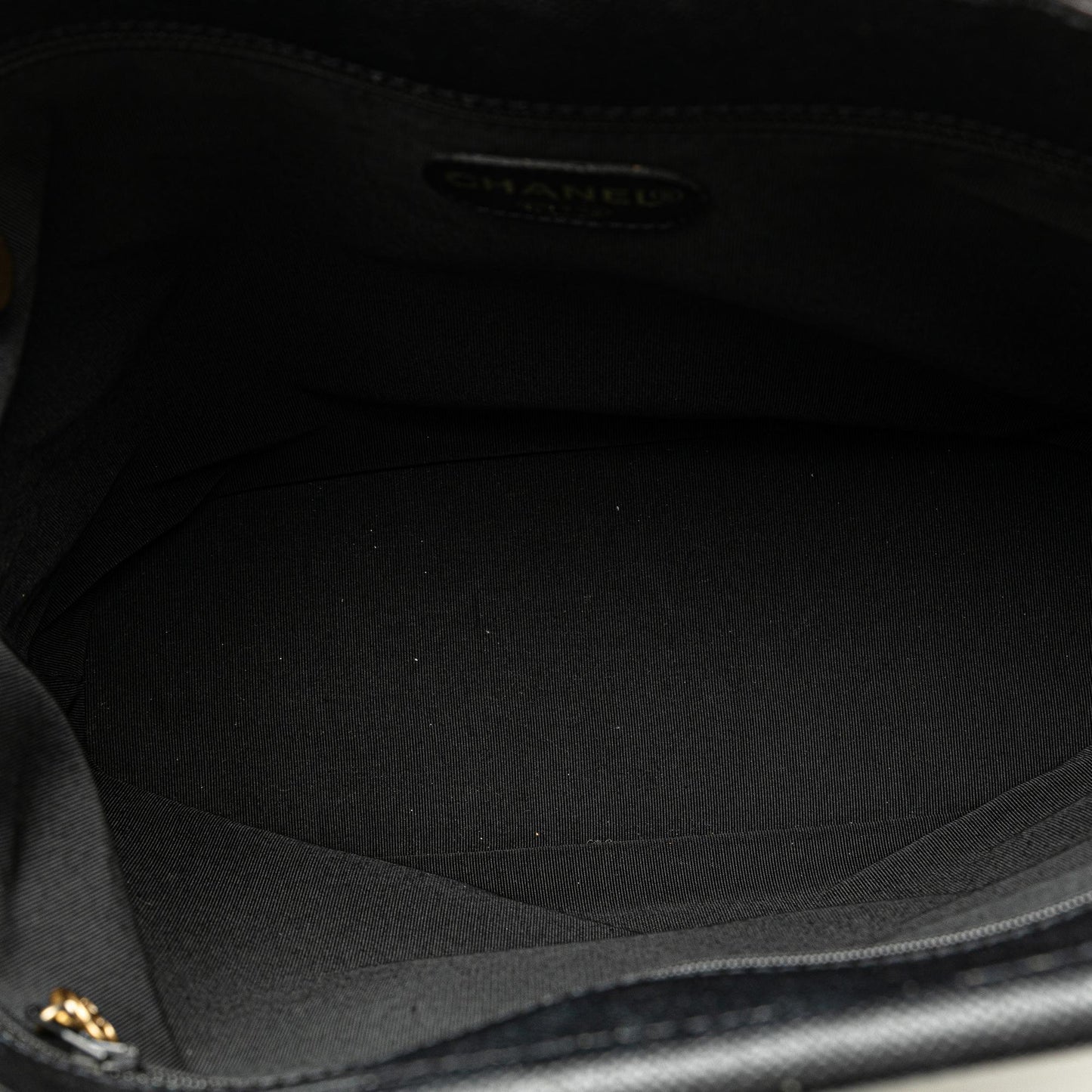 Chanel Caviar Tortoise Top Handle Tote