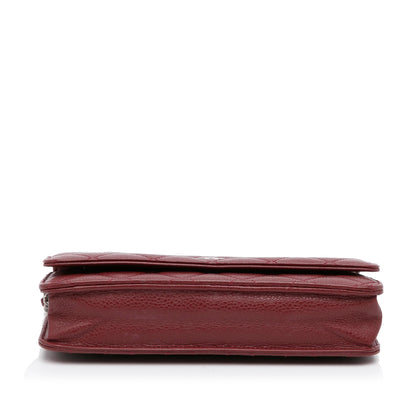 Chanel Caviar Wallet On Chain (SHG-qw1lJP)