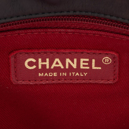 Chanel Chevron Calfskin Coco Top Handle Medium Flap Bag (SHF-ZMgzVP)