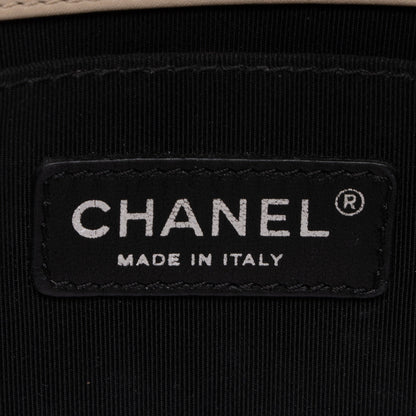 Chanel Chevron Lambskin Beaded New Medium Boy Bag