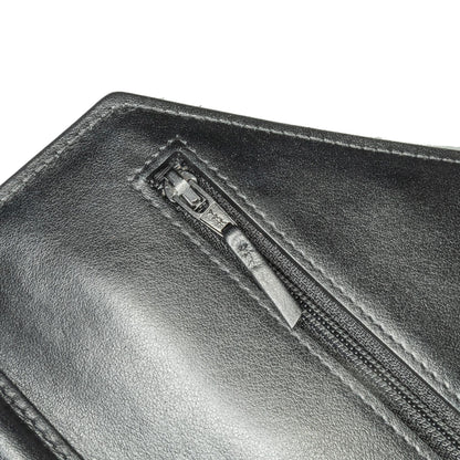 Chanel Chevron Lambskin Button Wallet On Chain