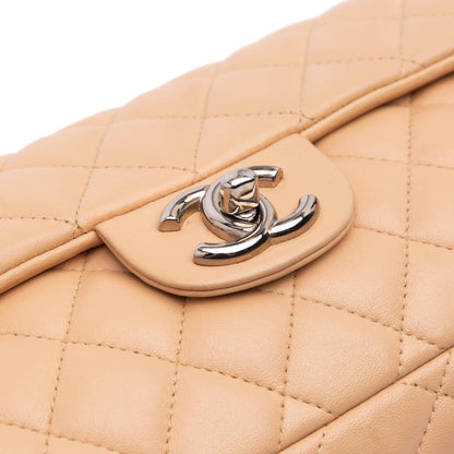 Chanel Classic Lambskin East West Single Flap