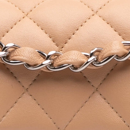 Chanel Classic Lambskin East West Single Flap
