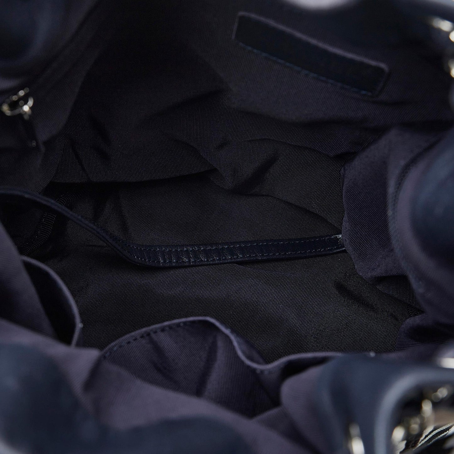 Chanel Cotton Drawstring Bag (SHG-vFjXXl)
