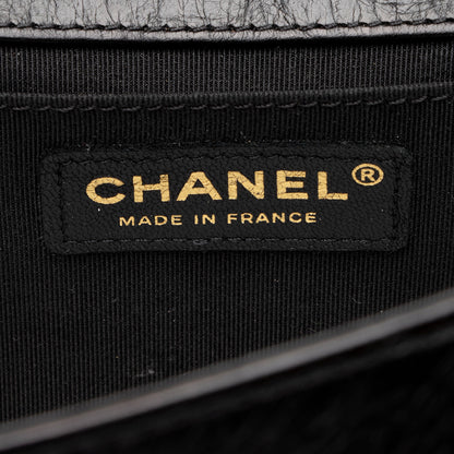 Chanel Crumpled Calfskin Old Medium Boy Bag