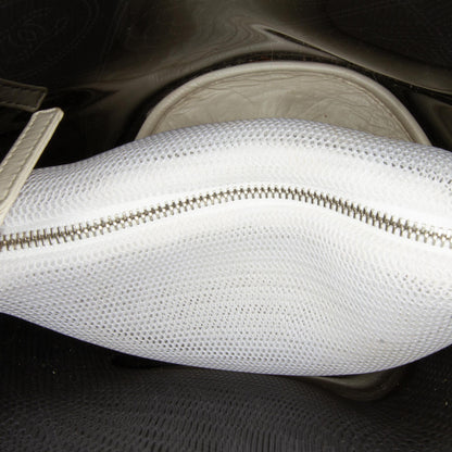 Chanel Crumpled Calfskin PVC Camellia Bucket