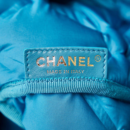 Chanel Cuba Chesterfield Tweed Drawstring Bucket Bag (SHG-cXRn1b)