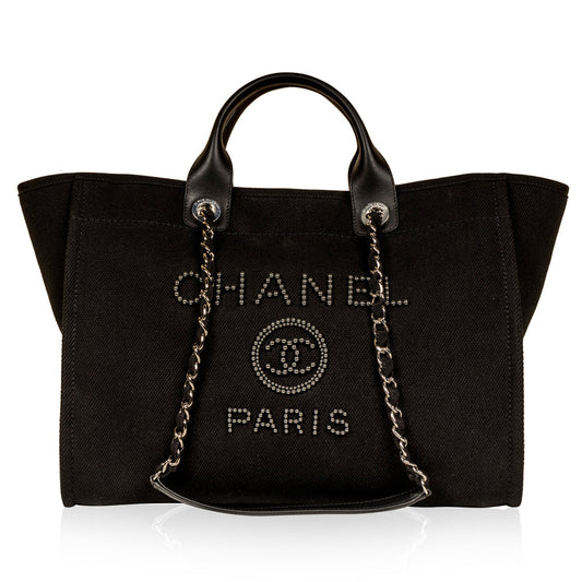 Chanel Studded Deauville Tote