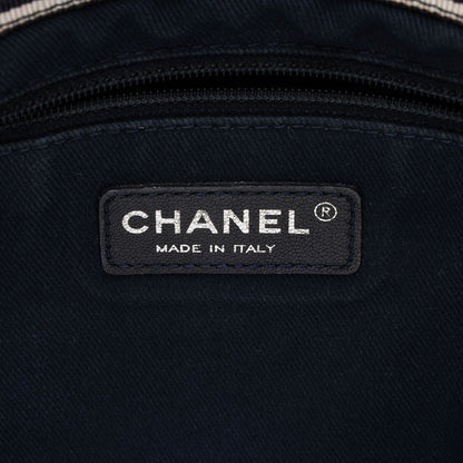Chanel Denim CC Large Shopping Tote