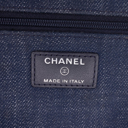 Chanel Denim and Velvet Wallet On Chain