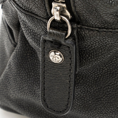 Chanel Distressed Caviar Leather Outdoor Ligne Satchel (SHF-20512)
