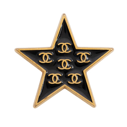 Chanel Enamel Star Brooch
