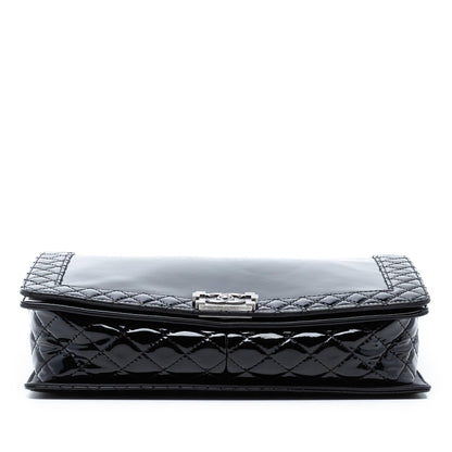 Chanel Extra Large Patent Boy Reverso Flap