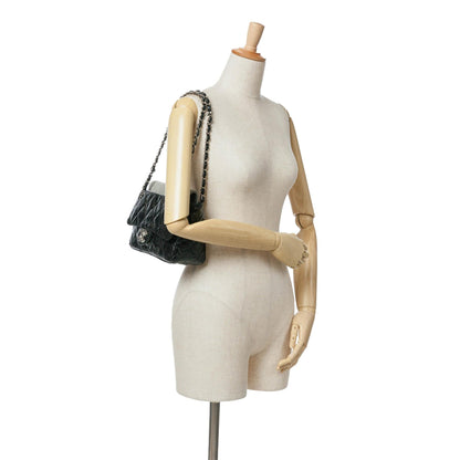 Chanel Glazed Calfskin Iridescent Portobello Flap (SHG-rglyZs)