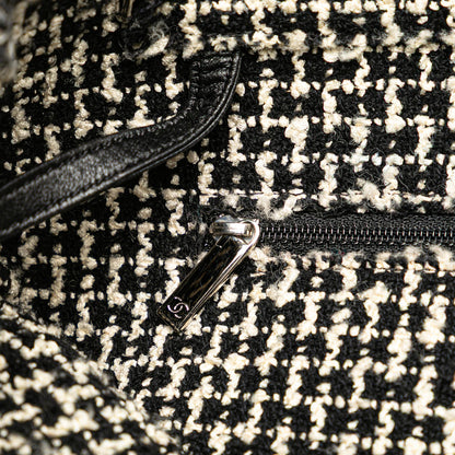 Chanel Glazed Calfskin Tweed Tweedy Shopping Tote