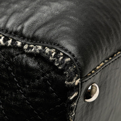 Chanel Glazed Calfskin Tweed Tweedy Shopping Tote