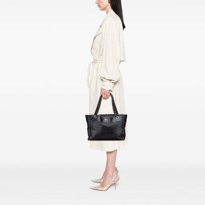 Chanel Glazed Calfskin Tweed Tweedy Shopping Tote