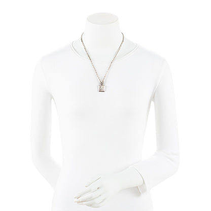 Chanel Iridescent Crystal CC Perfume Bottle Necklace
