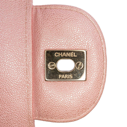 Chanel Jumbo Classic Iridescent Caviar Double Flap