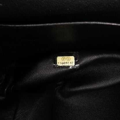 Chanel Jumbo Classic Striped Patent Double Flap
