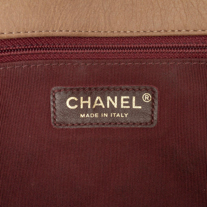 Chanel Jumbo Quilted Iridescent Calfskin Happy Stitch Flap