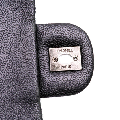 Chanel Jumbo Quilted Iridescent Caviar Easy Flap