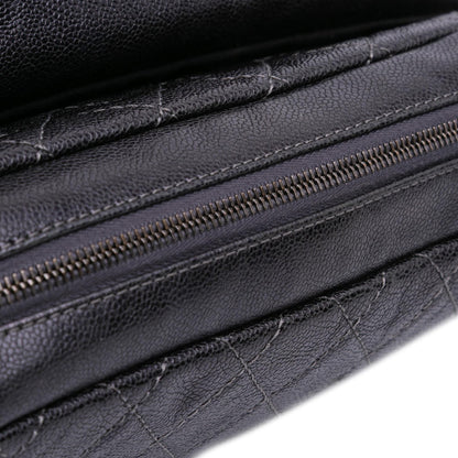 Chanel Jumbo Quilted Iridescent Caviar Easy Flap