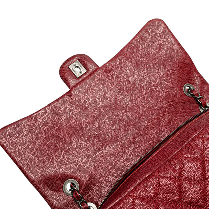 Chanel Jumbo Quilted Iridescent Caviar Easy Flap