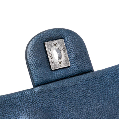 Chanel Jumbo Quilted Iridescent Caviar Easy Flap
