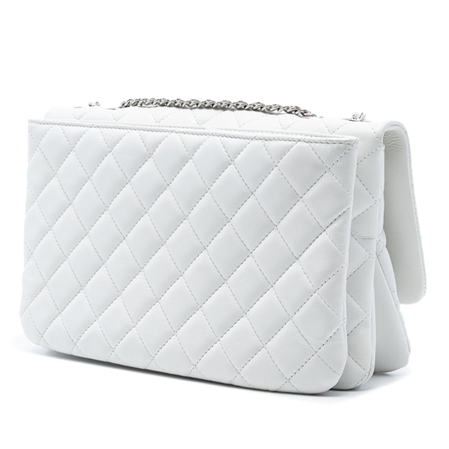 Chanel Jumbo Quilted Lambskin 3 Accordion Flap