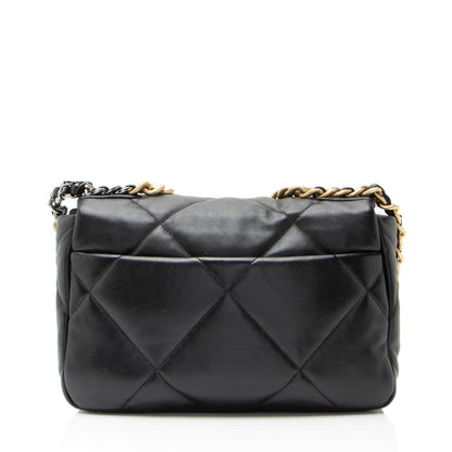 Chanel Lambskin 19 Medium Flap Shoulder Bag