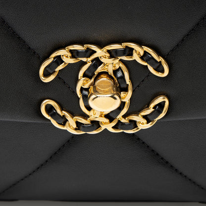 Chanel Lambskin 19 Medium Flap Shoulder Bag