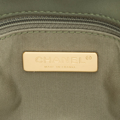 Chanel Lambskin 19 Medium Flap Shoulder Bag