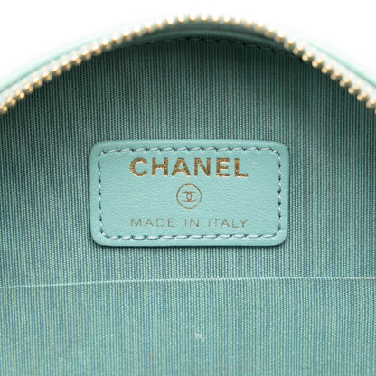 Chanel Lambskin 19 Round Clutch with Chain (SHG-wwM52A)