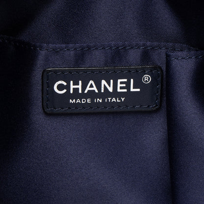 Chanel Lambskin 3 Accordion Shopping Tote