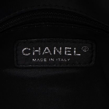 Chanel Lambskin 3 Accordion Maxi Flap Bag