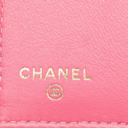 Chanel Lambskin Boy Flap Compact Wallet