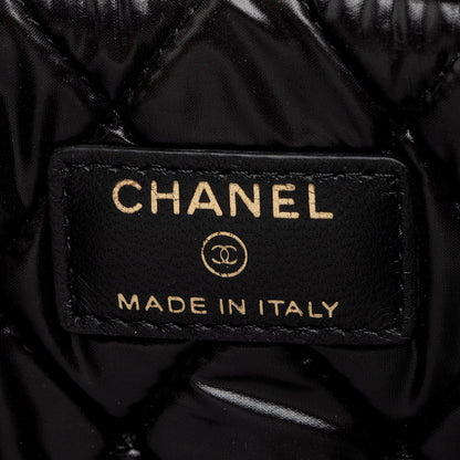 Chanel Lambskin Camellia Medium O-Case