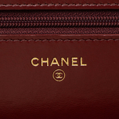 Chanel Lambskin Chain Around Classic Wallet on Chain