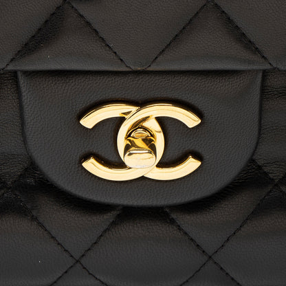 Chanel Lambskin Classic Jumbo Double Flap Bag