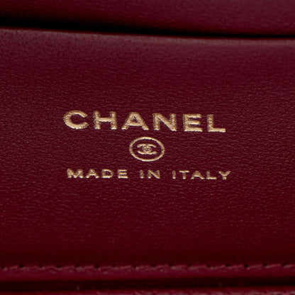 Chanel Lambskin Coco Hearts Small Vanity Case