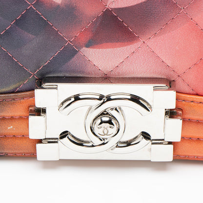 Chanel Lambskin Flower Power Old Medium Boy Bag