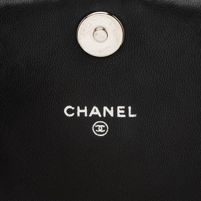 Chanel Lambskin Half Moon Wallet on Chain