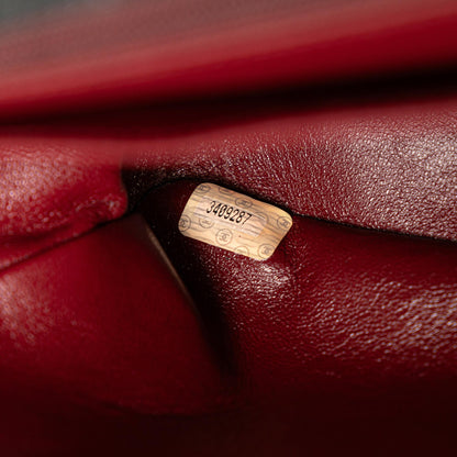 Chanel Lambskin Mademoiselle Kelly Top Handle Bag