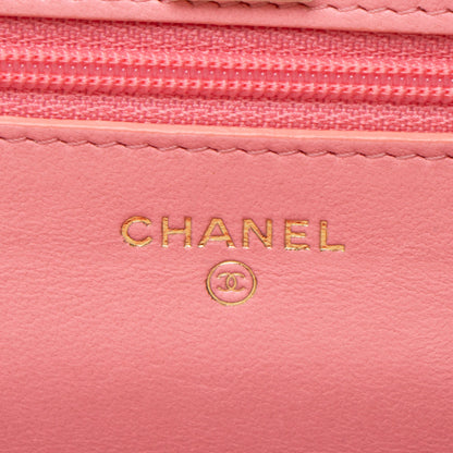 Chanel Lambskin Pearl Crush Wallet on Chain
