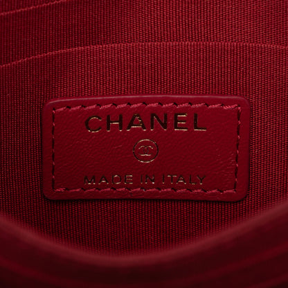 Chanel Lambskin Romance Wallet On Chain