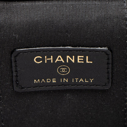 Chanel Lambskin Top Handle Mini Vanity Case